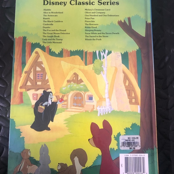 DISNEY Snow White & the Seven Dwarfs Hardcover Book - Picture 3 of 3